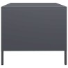 Table basse anthracite 101,5x50x43,5 cm acier laminé à froid 621172621172