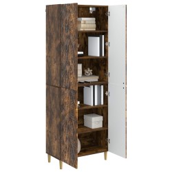 Ensemble de Meubles 2 pcs Chêne fumé Bois d'ingénierie 621173621173