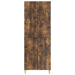 Ensemble de Meubles 2 pcs Chêne fumé Bois d'ingénierie 621173621173