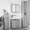 Ensemble de mobilier de salle de bain 4 pcs Gris Sonoma 621174621174