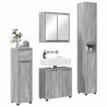 Ensemble de mobilier de salle de bain 4 pcs Gris Sonoma 621174621174