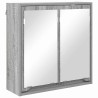 Ensemble de mobilier de salle de bain 4 pcs Gris Sonoma 621174621174