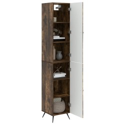 Ensemble de Meubles 2 pcs Chêne fumé Bois d'ingénierie 621178621178