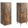 Ensemble de Meubles 2 pcs Chêne fumé Bois d'ingénierie 621178621178