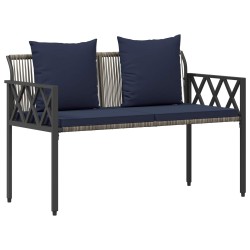 Ensemble de meubles d'extérieur 4 pcs Gris et bleu marine 621181621181