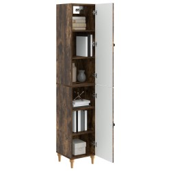 Ensemble de Meubles 2 pcs Chêne fumé Bois d'ingénierie 621185621185