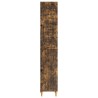 Ensemble de Meubles 2 pcs Chêne fumé Bois d'ingénierie 621185621185