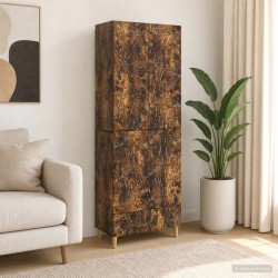 Ensemble de Meubles 2 pcs Chêne fumé Bois d'ingénierie 621190621190