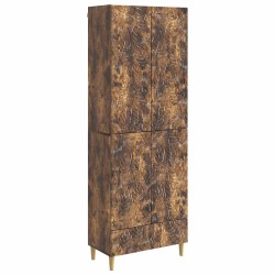 Ensemble de Meubles 2 pcs Chêne fumé Bois d'ingénierie 621190621190