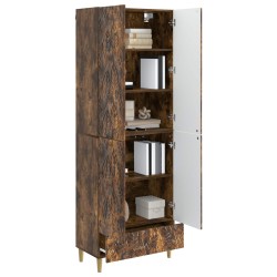 Ensemble de Meubles 2 pcs Chêne fumé Bois d'ingénierie 621190621190