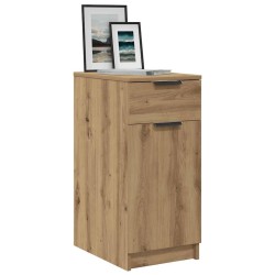 Armoire de bureau chêne artisanal 33x50x75 cm bois d'ingénierie 621195621195