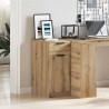 Armoire de bureau chêne artisanal 33x50x75 cm bois d'ingénierie 621195621195