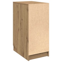 Armoire de bureau chêne artisanal 33x50x75 cm bois d'ingénierie 621195621195