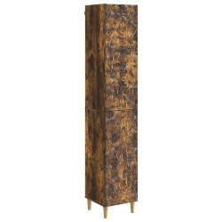 Ensemble de Meubles 2 pcs Chêne fumé Bois d'ingénierie 621196621196