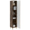 Ensemble de Meubles 2 pcs Chêne fumé Bois d'ingénierie 621196621196