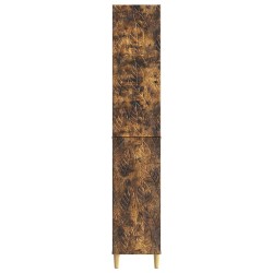 Ensemble de Meubles 2 pcs Chêne fumé Bois d'ingénierie 621196621196