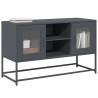 Meuble TV anthracite 100,5x39x60,5 cm acier 621198621198