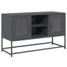 Meuble TV anthracite 100,5x39x60,5 cm acier 621198621198