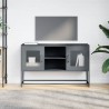 Meuble TV anthracite 100,5x39x60,5 cm acier 621198621198