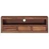Meuble TV 120x30x40 cm Bois solide 621203621203