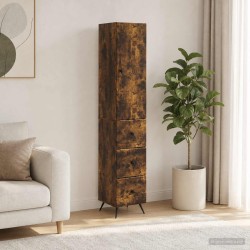 Ensemble de Meubles 2 pcs Chêne fumé 34,5 x 34,5 x 90 cm 621204621204