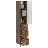 Ensemble de Meubles 2 pcs Chêne fumé 34,5 x 34,5 x 90 cm 621204621204