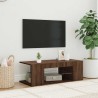 Meuble TV avec lumières LED Chêne marron 90x39x30 cm 621206621206