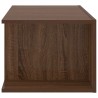 Meuble TV avec lumières LED Chêne marron 90x39x30 cm 621206621206