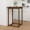 Table de bar Marron miel 80x80x110 cm Bois massif de pin 621208621208