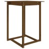Table de bar Marron miel 80x80x110 cm Bois massif de pin 621208621208