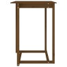 Table de bar Marron miel 80x80x110 cm Bois massif de pin 621208621208