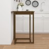 Table de bar Marron miel 80x80x110 cm Bois massif de pin 621208621208
