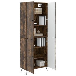 Ensemble de Meubles 2 pcs Chêne fumé Bois d'ingénierie 621212621212