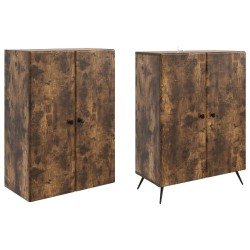 Ensemble de Meubles 2 pcs Chêne fumé Bois d'ingénierie 621212621212