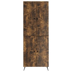 Ensemble de Meubles 2 pcs Chêne fumé Bois d'ingénierie 621212621212
