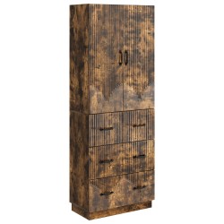 Ensemble de Meubles 2 pcs Chêne fumé 66 x 34,5 x 87 cm 621213621213