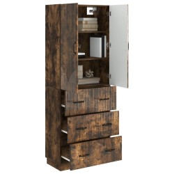 Ensemble de Meubles 2 pcs Chêne fumé 66 x 34,5 x 87 cm 621213621213
