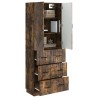 Ensemble de Meubles 2 pcs Chêne fumé 66 x 34,5 x 87 cm 621213621213