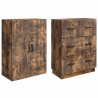 Ensemble de Meubles 2 pcs Chêne fumé 66 x 34,5 x 87 cm 621213621213