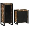 Ensemble de mobilier de salle de bain 2 pcs Bois massif recyclé 621219621219