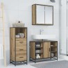 Ensemble de mobilier de salle de bain 3 pc Chêne artisanal 621220621220