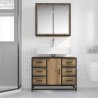 Ensemble de mobilier de salle de bain 2 pc Chêne artisanal 621221621221