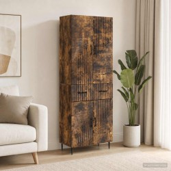 Ensemble de Meubles 2 pcs Chêne fumé 66 x 34,5 x 89,5 cm 621222621222