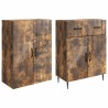 Ensemble de Meubles 2 pcs Chêne fumé 66 x 34,5 x 89,5 cm 621222621222