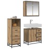 Ensemble de mobilier de salle de bain 3 pc Chêne artisanal 621224621224