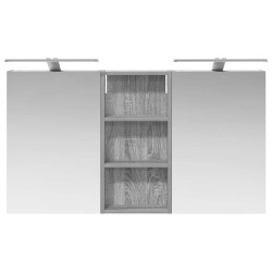Ensemble de Meubles de Salle de Bain 3 pcs 110 x 10,5 x 60,5 cm 621227621227