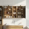 Ensemble de Meubles de Salle de Bain 3 pc 100 x 10,5 x 60,5 cm 621228621228