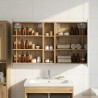 Ensemble de Meubles de Salle de Bain 3 pc 120 x 14,5 x 70 cm 621230621230