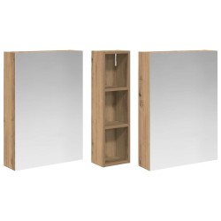 Ensemble de Meubles de Salle de Bain 3 pc 120 x 14,5 x 70 cm 621230621230