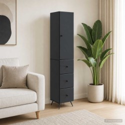 Ensemble de Meubles 2 pcs Noir 34,5 x 34,5 x 90 cm 621232621232